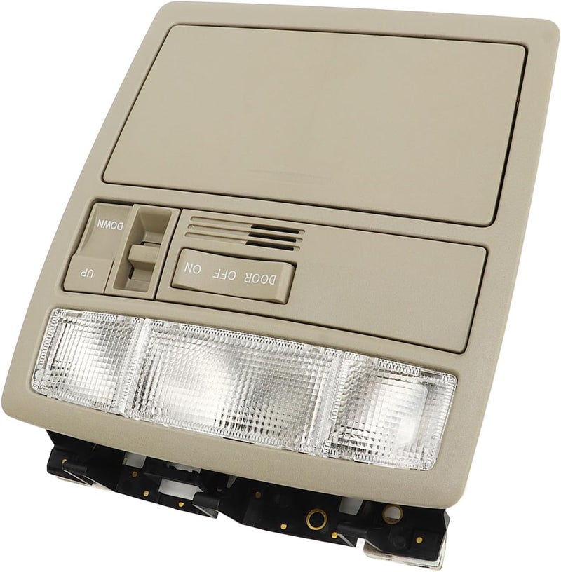 Klanata 63650-370-E0, Overhead Sunroof Switch Console, Interior Overhead Console with Glasses Storage, Car Roof Map Dome Light and Reading Lamp for Camry 2007-2011 - Image 5
